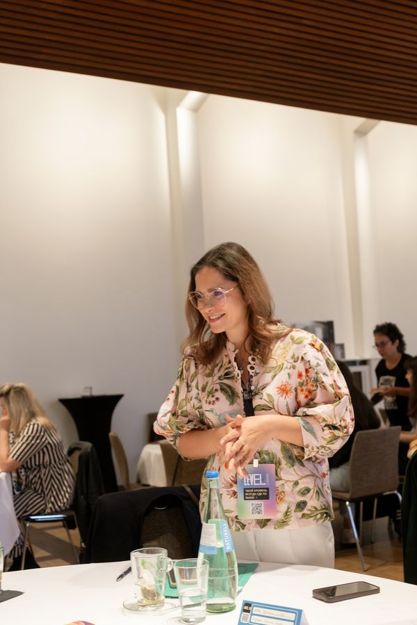 Irina Bork bei einer Weiterbildung